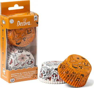 Obrázek produktu pro Košíček na muffiny Halloween dýně a duchové 36ks 5x3cm