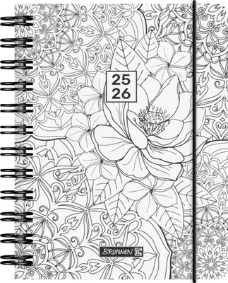 Produktbild von BRUNNEN Schülerkal. 25/26 "ZENart" 1 S. = 1 T. A6