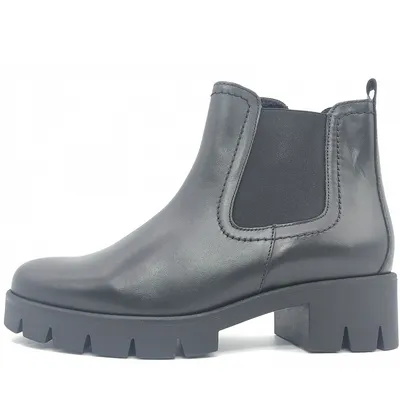 Produktbild von Gabor Shoes Chelsea Boot - Schwarz Glattleder Größe: 37.5 Normal