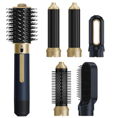 Produktbild von 6-in-1 Multifunktionaler Hairstyler, Automatischer Lockenstab, Warmluftbürste, Haarglätter & Föhn, 1350 W, Hohe Geschwindigkeit
