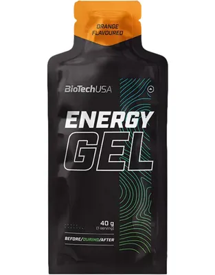 Obrázok produktu pre BioTech USA Energy Gel 40 g pomaranč / Energetické gély / Energetický gél s MCT olejom, karnitínom a taurínom