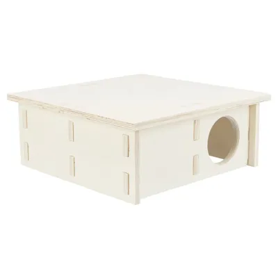 Immagine prodotto di TRIXIE casetta per roditori a 4 scomparti 30x12x30 cm in legno