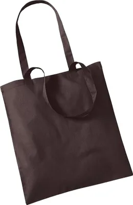 Produktbild von Westford Mill W101 | Bag for Life - Long Handles Einkaufstasche - 38 x 42 cm - Farbe: Chocolate - Größe: One Size