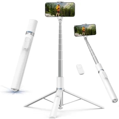 Productafbeelding van 180 cm selfie stick statief met magnetische bluetooth-afstandsbediening