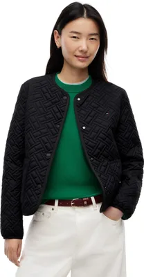 Productafbeelding van Tommy Hilfiger dames gewatteerde jas, model WW0WW51541. Andere jassen, zwart