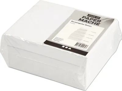 Productafbeelding van Kartonnen dozen, rechthoekig, 14x12x7 cm, 4 stuks.