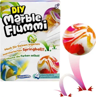 Produktbild von Flummi selber machen - Bastelset Marmor Optik