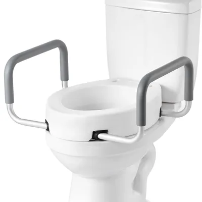 Produktbild von Toilettensitzerhöhung Toilettenerhöhung mit 136 kg Tragkraft & 88,9 mm Hubhöhe