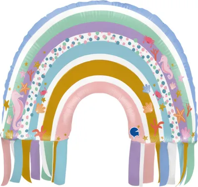 Produktbild von Shape Folienballon "Regenbogen" | 64 cm