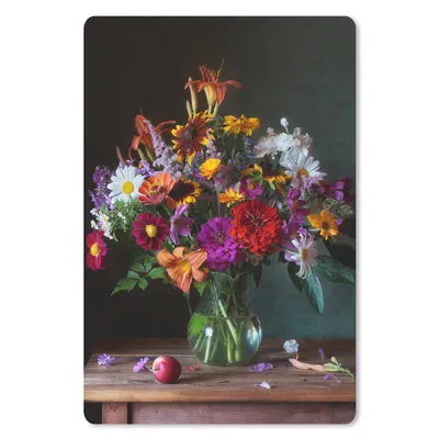 Produktbild von MuchoWow® Mauspad Mousepad Farben - Blumen - Stilleben 40x60 cm - Mousepads - Maus Mat - Pad - Mausunterlage - Schreibtisch Accesoire