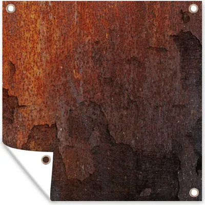 Obrázek produktu pro MuchoWow® Zahradní plakáty - Rust - Shadow - Yellow - 100x100 cm - Zahradní dekorace