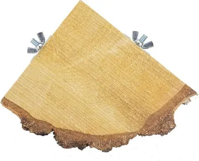 Immagine prodotto di Tavolo in betulla avvitato alla gabbia per tutti i pappagalli da 10cm a 18cm