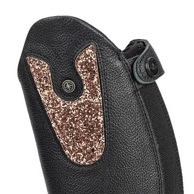 Produktbild von Suedwind Patches Applikationen für Kinder Reitstiefel Nova Kids Fun Leather black , Suedwind_Stiefel:Gold Glitter