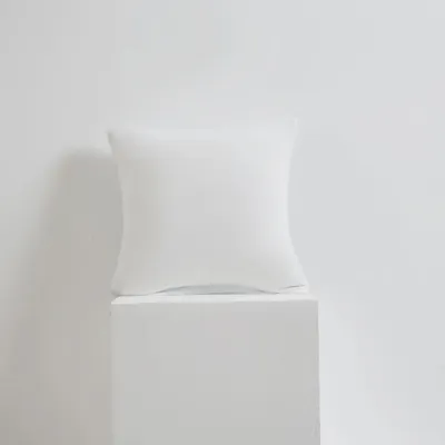 Produktbild von Weiße Baumwoll-Musselin-Kissenhülle 40x40 für Bettwäsche