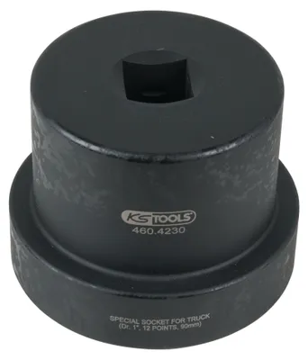 Produktbild von KS Tools 460.4230, Buchse, 1", Metrisch, 1 Kopf/Köpfe, 90 mm, Stahl
