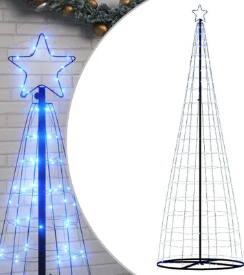 Obrázok produktu pre vidaXL LED vianočný stromček 550 LED modrý 300 cm