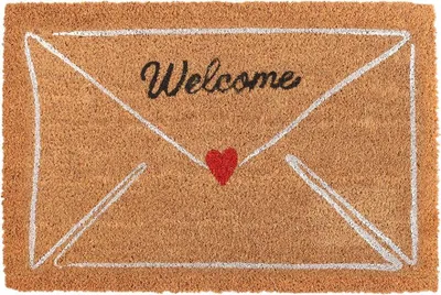 Image de Something Different - Paillasson « Love Letter Valentine's Day » SD10888 (taille unique) (Naturel)