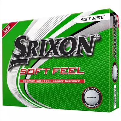 Image de Balle de golf Srixon Soft Feel | Pure White, 12 balles / 1 douzaine