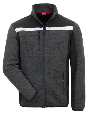 Produktbild von NITRAS Strickfleece Jacke MOTION TEX PLUS  schwarz Gr. L