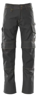 Immagine prodotto di Pantaloni con tasche al ginocchio MASCOT® Calvos Nero, taglia 76 C48 MASCOT 11279-010-09