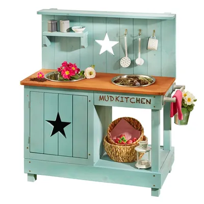 Produktbild von MUDDY BUDDY® Matschküche "Adventurer Star" petrolblau