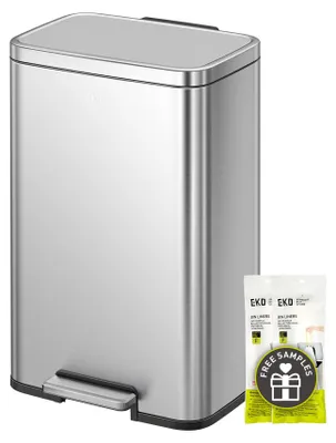 Produktbild von EKO Madison 50l Mülleimer Küche, Tretmülleimer mit Geruchsfach und Inneneimer, M