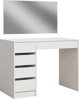 Produktbild von Schminktisch Vicco Thalia Weiß 100 cm mit 5 Schubladen, Model 41497