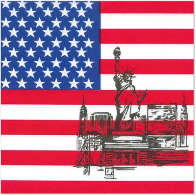 Produktbild von Papstar Servietten America