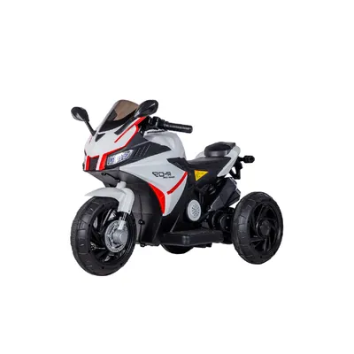 Immagine prodotto di Bambini Moto a Tre Ruote 6V7AH Musica Luce Batteria Display Controllo Volume Bianco