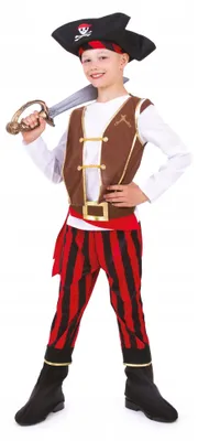 Produktbild von PartyPal Piratenkostüm für Jungen Größe S 110/120 cm