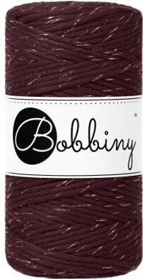 Produktbild von Bobbiny Macrame Cord 3 mm 100 m Golden Burgundy Schnur