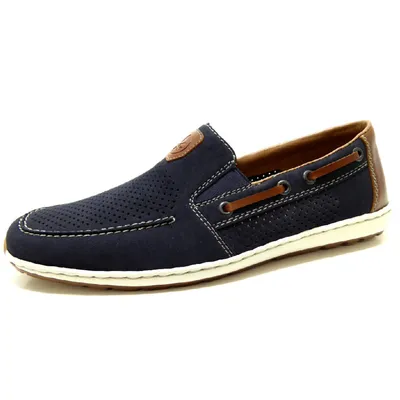 Obrázek produktu pro Pánská nazouvací obuv Rieker 08866-15, velikost:41 EU, barva:Blue