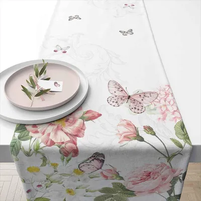 Produktbild von Ambiente Amelia Tischläufer 40x150 cm Weiß