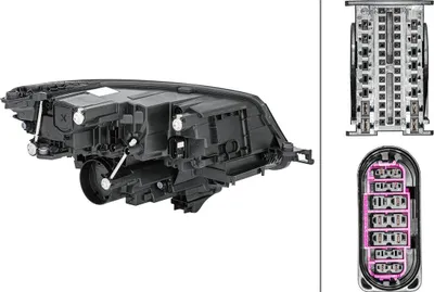 Produktbild von Hella LED Scheinwerfer links für Skoda Kodiaq