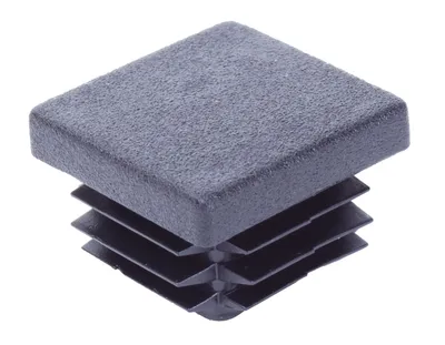 Image de Alberts 855840 Capuchon pour poteau universel, noir, 30 x 30 mm, set de 20 pièces