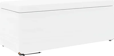 Immagine prodotto di Pouf Bianco e Legno Ingegnerizzato