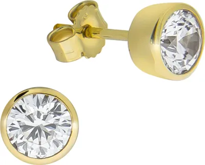 Produktbild von Celesta Gold Ohrring 375/- Gelbgold Zirkonia