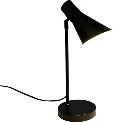 Produktbild von Tischlampe, Tischleuchte, Nachttischlampe, Schreibtischlampe, LED Leselampe, Denver schwarz