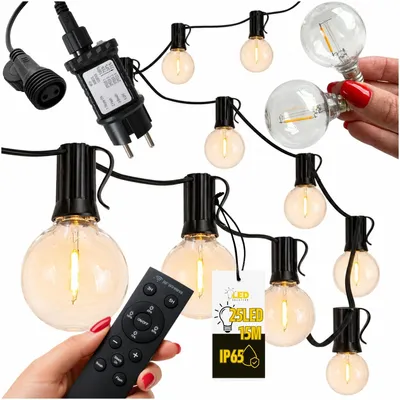 Zdjęcie produktu dla Led solution - girlanda ogrodowa pilot - 15m 25led