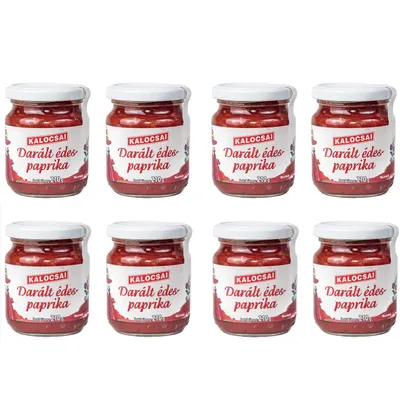 Produktbild von Kalocsai Daralt Edes Paprikamark 8er Vorteilspack (8x210g) - Original Ungarisch