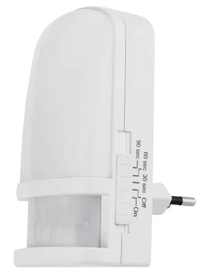 Immagine prodotto di Luce notturna a LED con rilevatore di movimento 230V, 3 LED bianchi, accensione/spegnimento/automatico