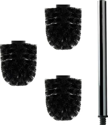 Immagine prodotto di Daloual 3 testine nero Ø 8 cm manico 26 cm