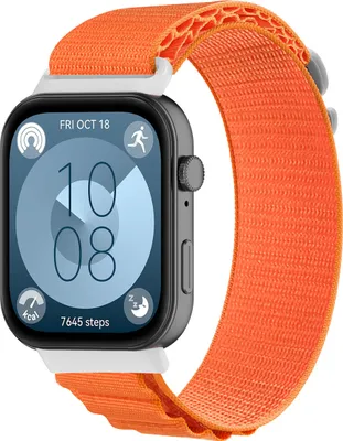 Obrázek produktu pro Nylonový řemínek k chytrým hodinkám Huawei Watch Fit 5 4 / Fit 5 4 Pro / 3 Outdoor, oranžový
