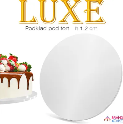 Immagine prodotto di Brand4Cake Piatto per torte bianco 28 cm Serie LUXE