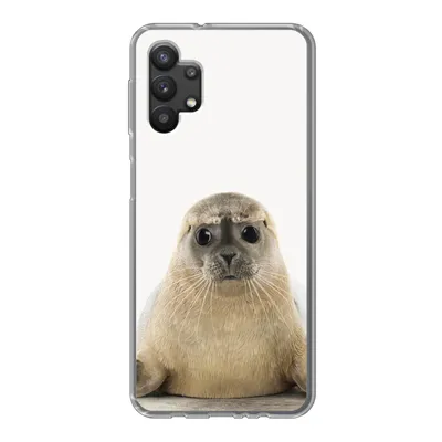 Produktbild von MuchoWow® Handyhülle Schutzhülle Hülle für Samsung Galaxy A32 5G Robbe - Tiere - Kinder - Jungen - Mädchen - Kinder Silikon Softcase Handy Hülle - Softcase