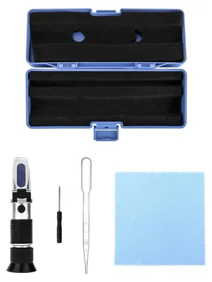 Handrefraktometer Brix 0-80% mit ATC für Honig & Öle