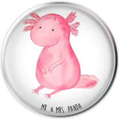 Produktbild von Mr. & Mrs. Panda waschbeckenstöpsel Axolotl Niedlich - Weiß - Geschenk, Ablaufgarnitur, Axolot, Stöpsel, Fröhlich, Abflussstöpsel, Waschbecken, Lebensweisheit, Liebe