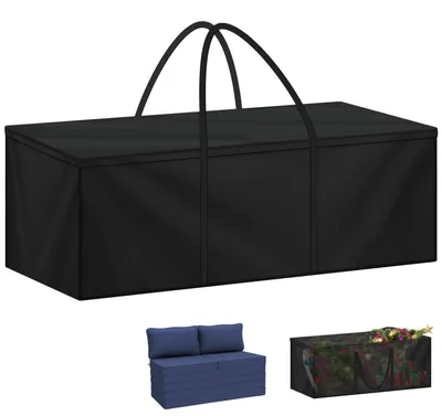 Produktbild von XXL Gartenpolster Aufbewahrungstasche 200x60x80cm Wasserdicht 420D Oxford Schutzhülle mit Tragegriff