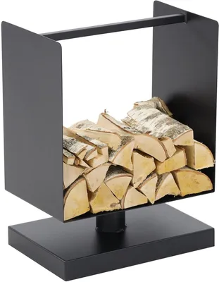 Produktbild von MAGNUS Brennholzregal R134 Schwarz Kaminregal Holzregal Ofenregal **