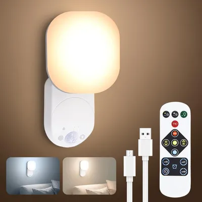 Zdjęcie produktu dla Lampa ścienna - Czujnik ruchu - Oświetlenie zewnętrzne - Zasilana bateriami - 1 sztuka - Czarna